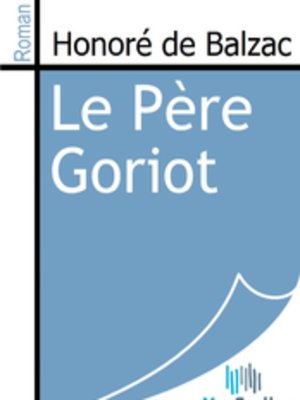 cover image of Le Père Goriot